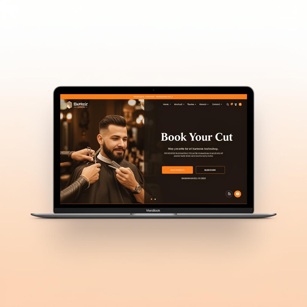 Barbershop website example — Hoppers Barbershop